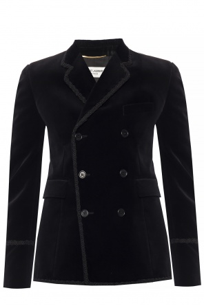 Velvet blazer with notch lapels, zdjęcie 1 Velvet blazer with notch lapels od Saint Laurent